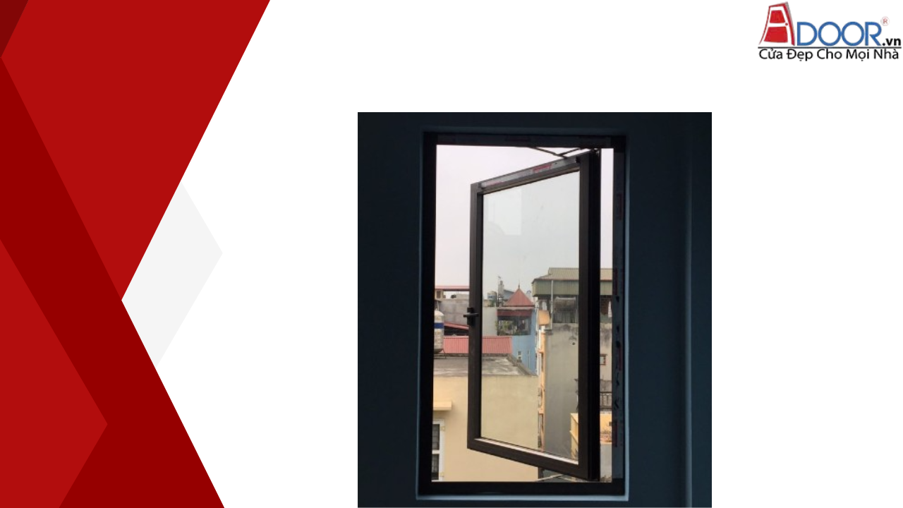 cửa sổ mở quay xingfa VN 1 cánh