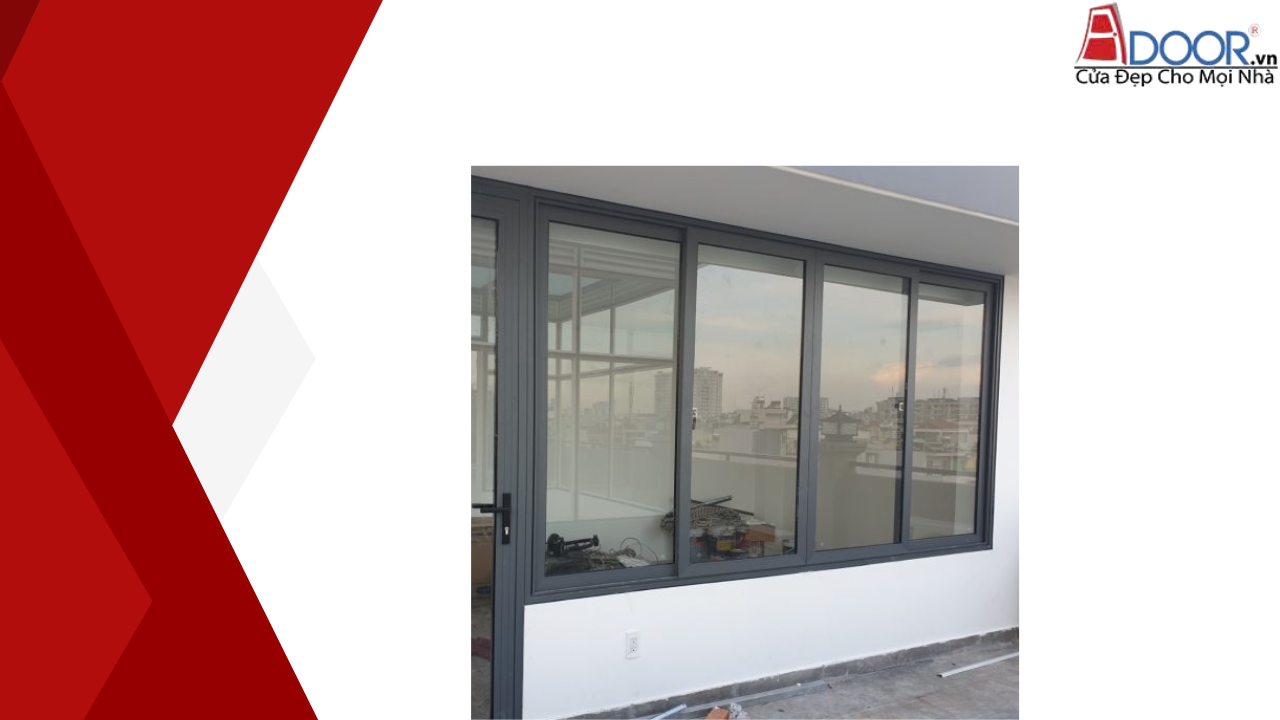 cửa sổ mở lùa xingfa VN 4 cánh