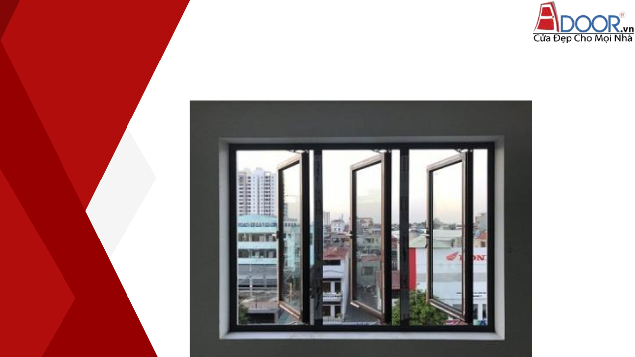 cửa sổ mở quay xingfa VN 3 cánh