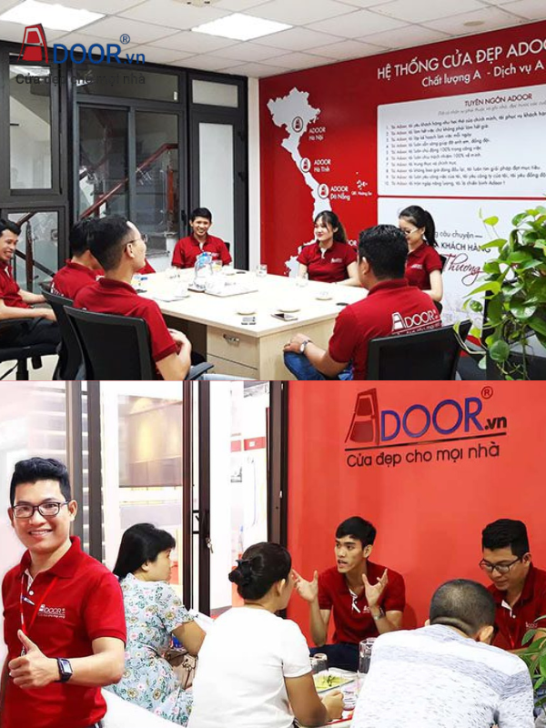 Văn phòng làm việc chuyên nghiệp của Adoor