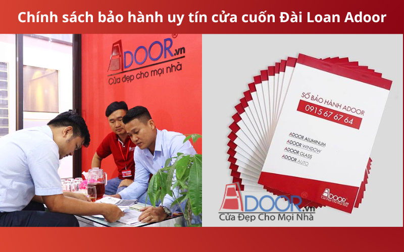 Cam kết về chính sách bảo hành của cửa cuốn Đài Loan tại Long An Adoor