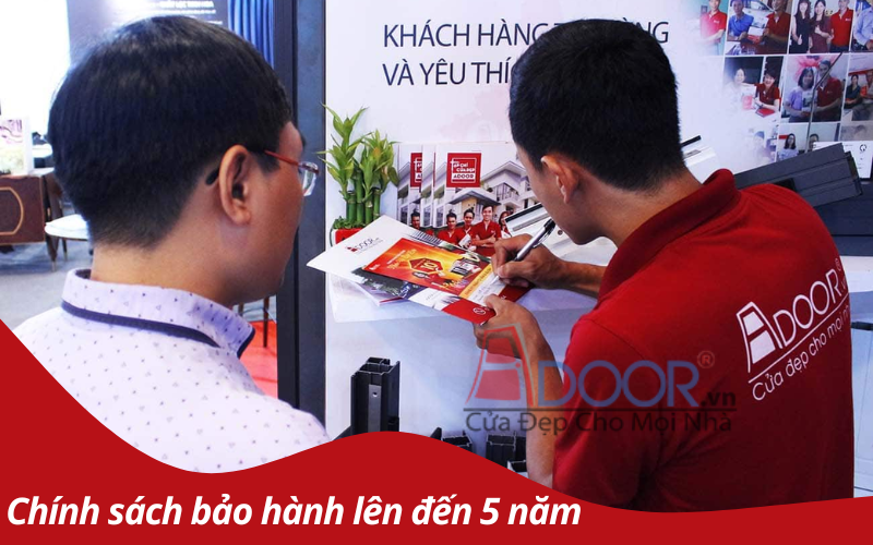 Chính sách bảo hành dài hạn, hỗ trợ khách hàng tận tâm Adoor tại Tuy Hòa
