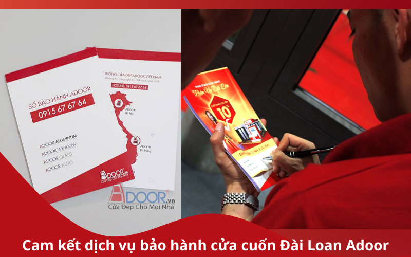 Chính sách bảo hành uy tín, đảm bảo quyền lợi khách hàng Adoor