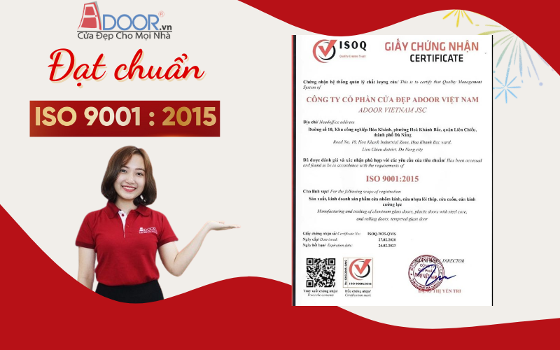 Chứng nhận uy tín và tiêu chuẩn chất lượng của Adoor