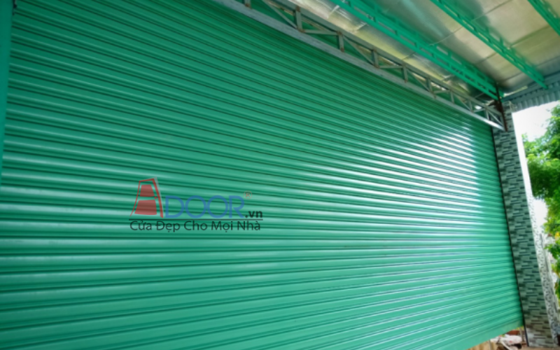 Cửa cuốn Đài Loan kéo tay tôn mạ màu