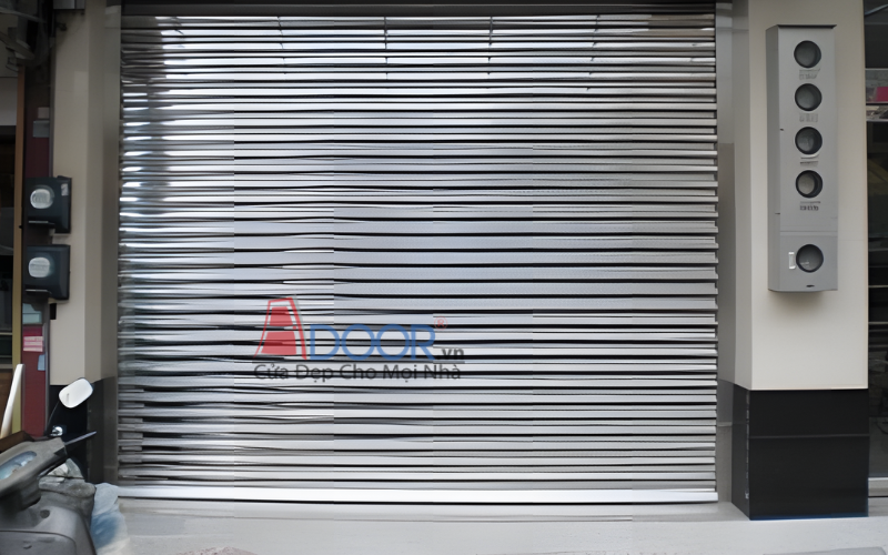 Cửa cuốn Đài Loan tự động bằng inox 304