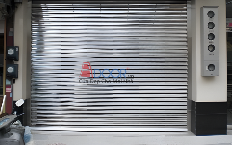 Cửa cuốn Đài Loan tự động bằng inox 304