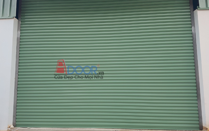 Cửa cuốn Đài Loan tự động bằng tôn mạ màu