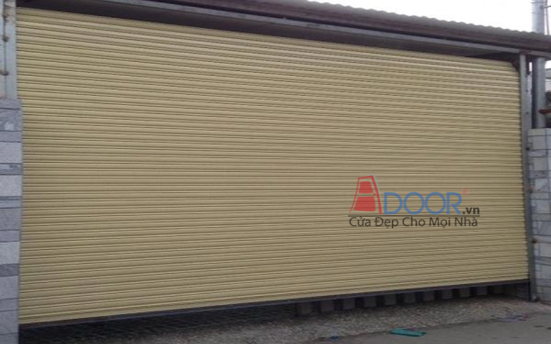 Cửa cuốn Đài Loan tự động bằng tôn mạ màu (0.6mm - 0.7mm)