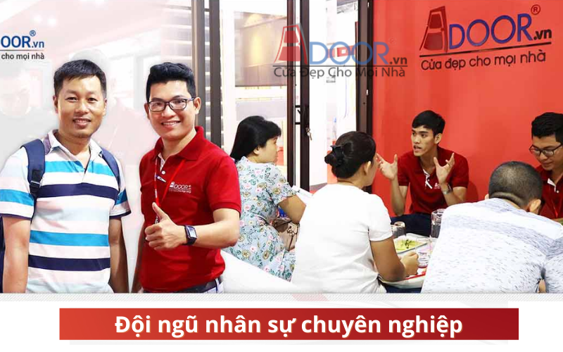 Đội ngũ nhân sự chuyên nghiệp tại Tân Uyên Adoor