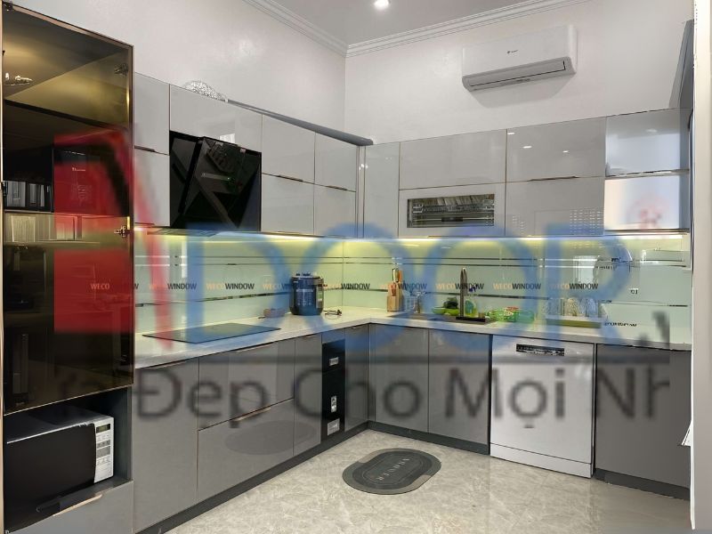Giá tủ bếp hợp kim nhôm sơn tĩnh điện dạng chữ L