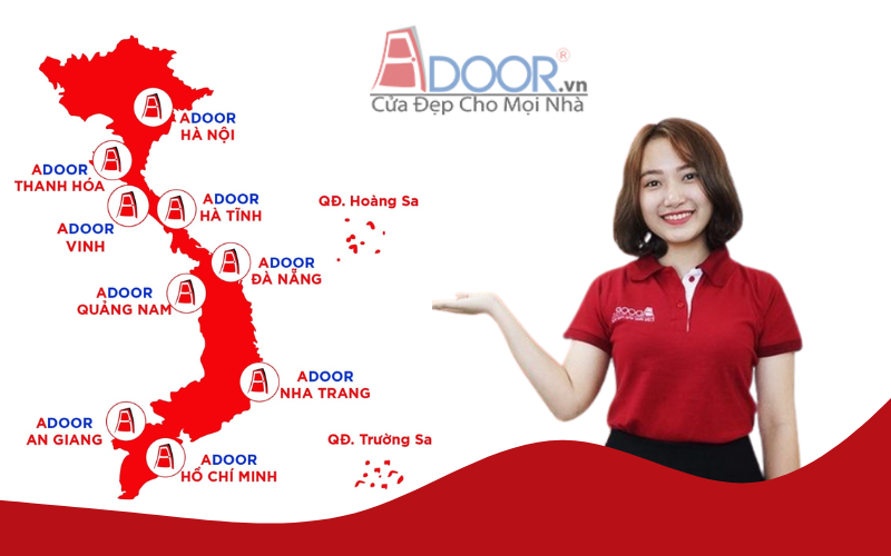 Hệ thống phân phối của cửa cuốn Đài Loan tại Quận 2 Adoor