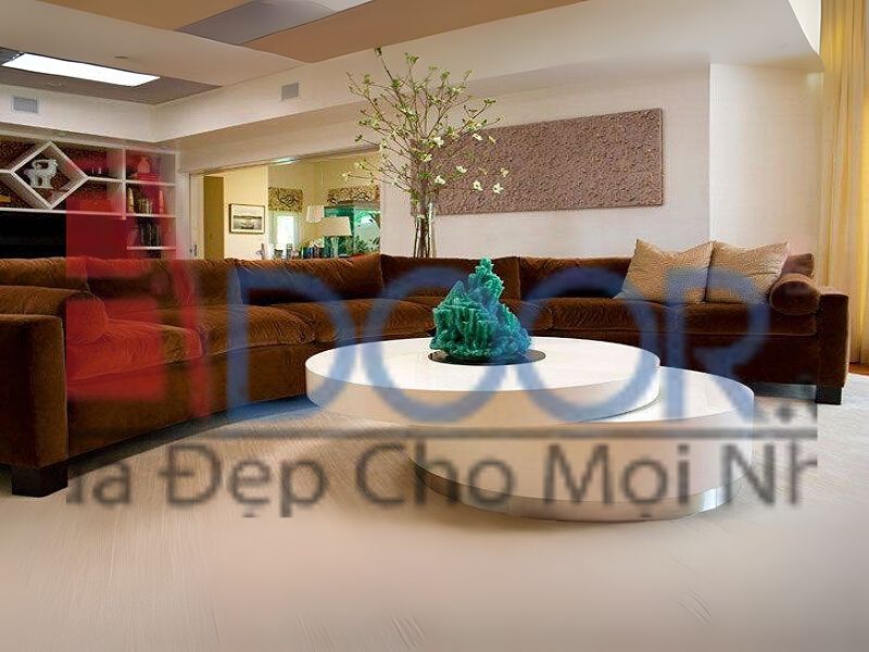 Vị trí tủ rượu phòng khách chung cư cánh kính hiện đại Adoor