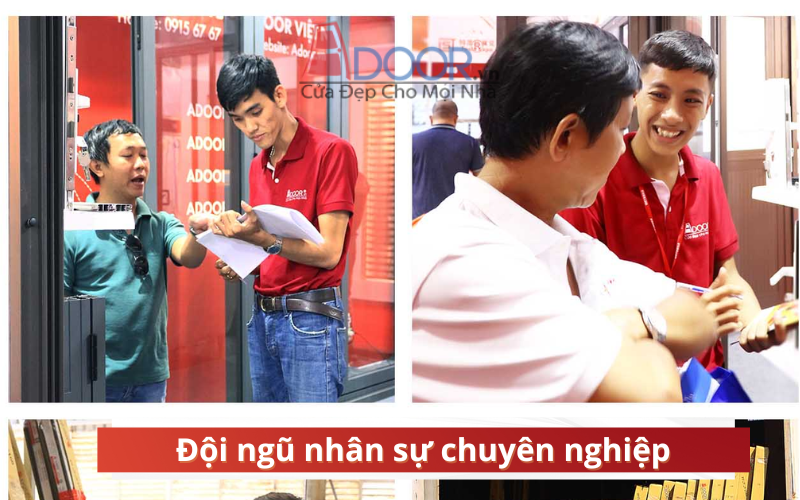Nhân sự giàu kinh nghiệm, tận tâm tại Long An của Adoor