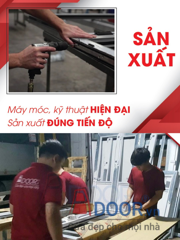 Quy trình sản xuất và thi công của Adoor