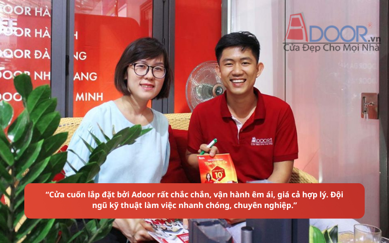 Phản hồi tích cực của khách hàng đối với Adoor