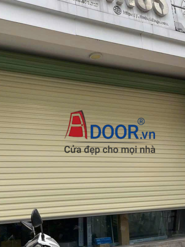 Cửa cuốn tấm liền kéo tay sóng vuông series 4 dày 0.42mm – 0.48mm