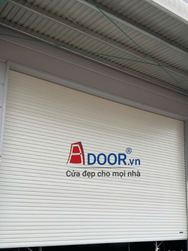 Cửa cuốn tấm liền kéo tay sóng vuông series 1 dày 0.53mm