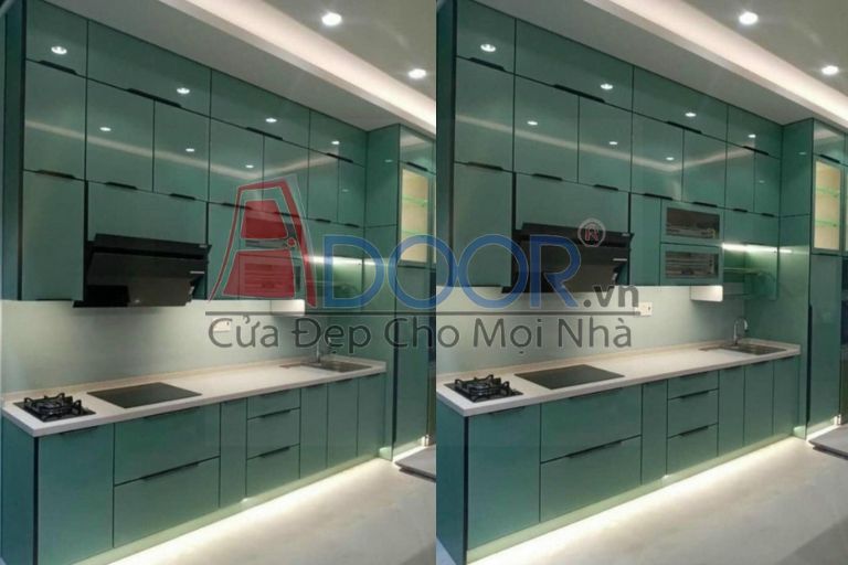 tủ bếp nhôm kính tại cần thơ