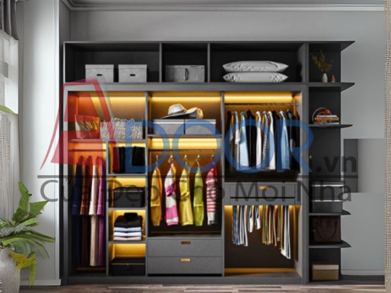 Tủ quần áo cánh kính tại hà nội