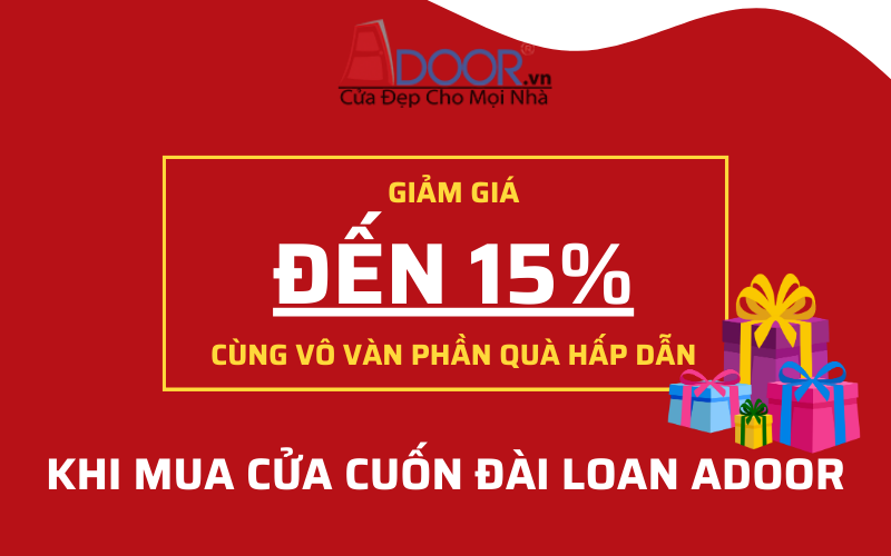 Ưu đãi giá tốt và khuyến mãi hấp dẫn khi mua cửa cuốn Đài Loan tại Đồng Hới Adoor