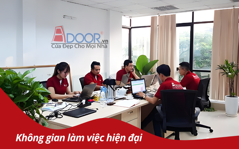 Văn phòng làm việc hiện đại tại Adoor