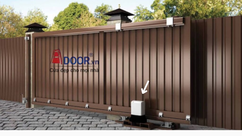 Cửa Cổng Trượt Ngang Tự Động Adoor tại Quận 4-3 Cửa Cổng Trượt Ngang Tự Động Adoor tại Quận 4-3