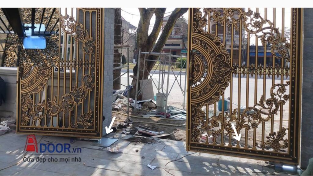Cửa Cổng Âm Sàn Tự Động Adoor tại Quận 5-1 Cửa Cổng Âm Sàn Tự Động Adoor tại Quận 5-1