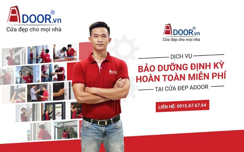 Adoor cam kết bảo hành chính hãng 24 tháng