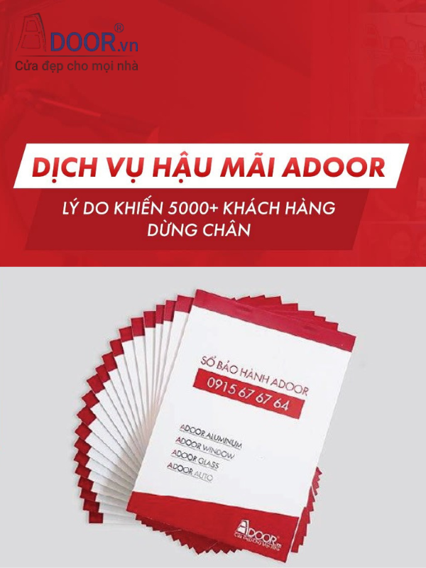 Adoor cam kết chính sách bảo hành và dịch vụ hậu mãi