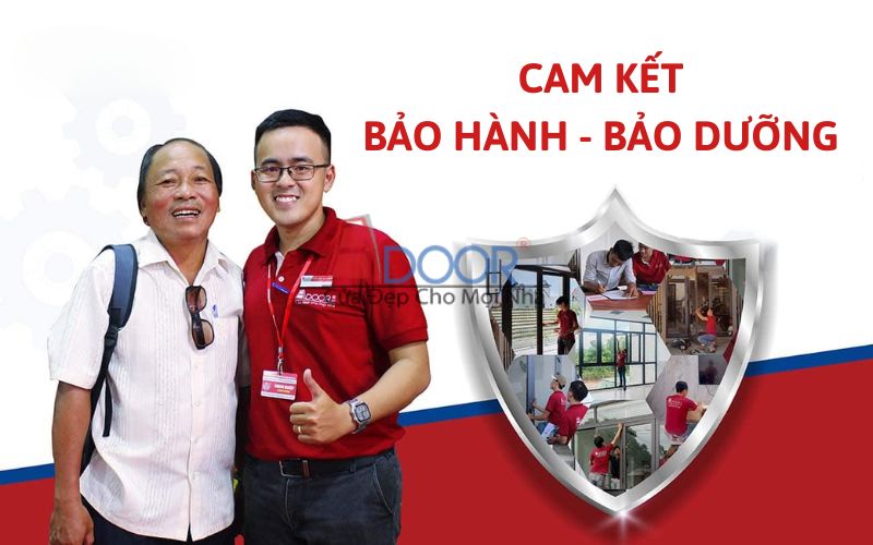 Cam kết dịch vụ bảo hành bảo dưỡng tại Adoor