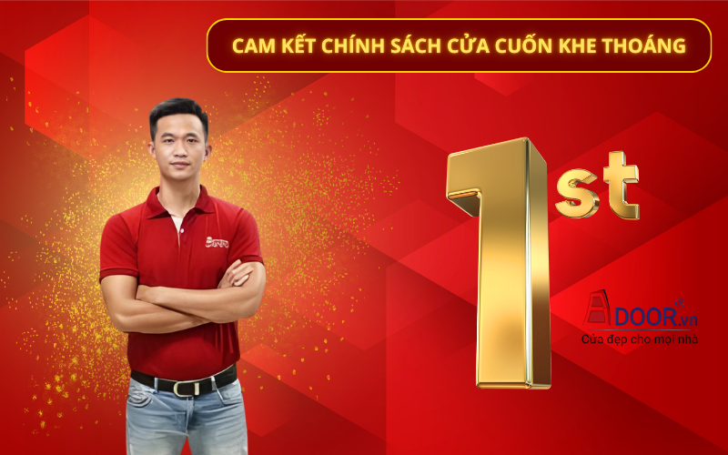 Cam kết chất lượng cửa cuốn khe thoáng tại Adoor