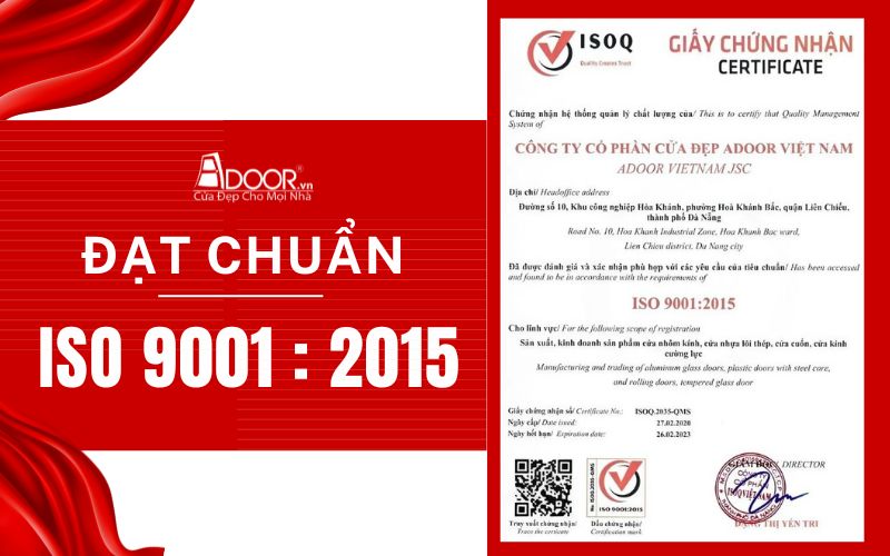 Adoor đạt chuẩn ISO trong thi công giếng trời tự động tại Dĩ An