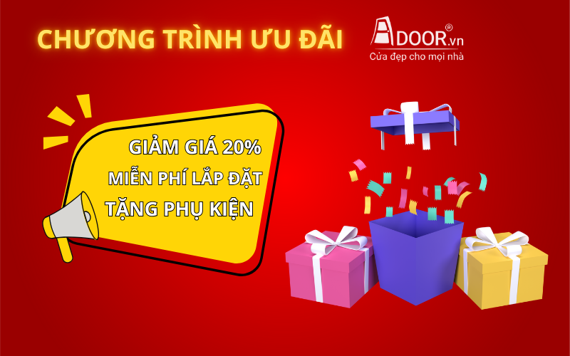 Chương trình ưu đãi cửa cuốn khe thoáng tại Hoa Lư