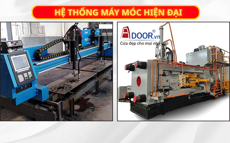 Cơ sở hạ tầng cửa cuốn khe thoáng tại Adoor