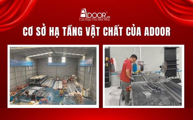 Cơ sở hạ tầng vật chất của Adoor trong thi công giếng trời tự động