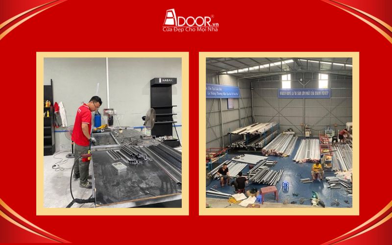 Xưởng sản xuất giếng trời tự động hiện đại tại Cao Bằng