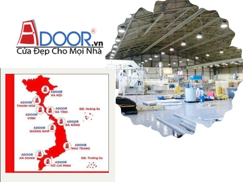 Cơ sở vật chất và hệ thống chi nhánh Adoor