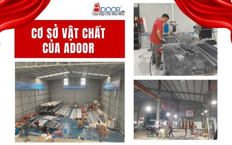 Cơ sở vật chất Adoor thi công giếng trời tự động