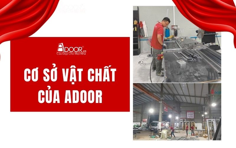 Cơ sở vật chất Adoor thi công giếng trời tự động