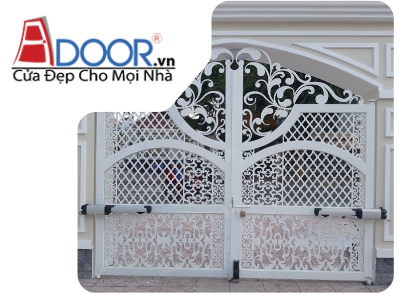 +01 Mẫu cửa cổng tự động tay đòn Adoor