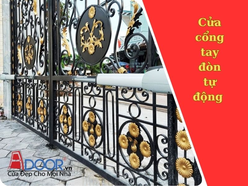 01 Mẫu cửa cổng tay đòn tự động