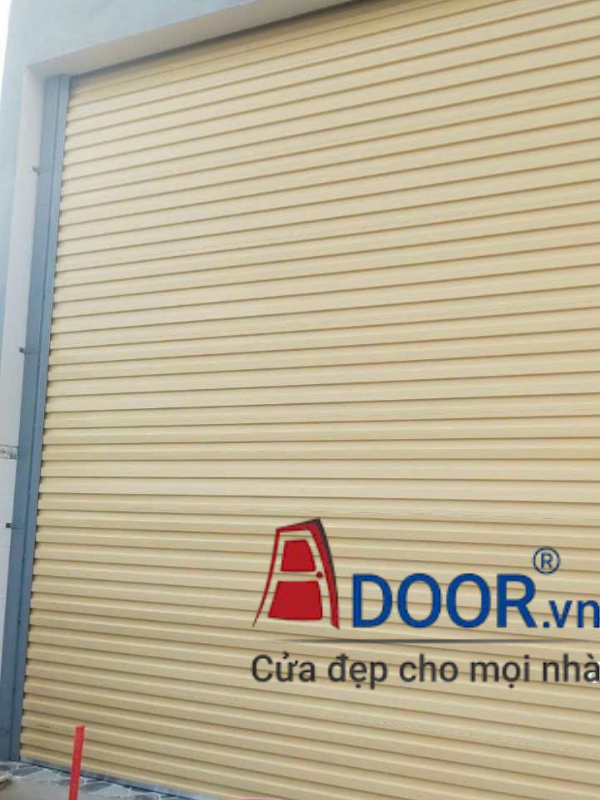 Cửa cuốn tấm liền tự động 0.52mm – 0.55mm