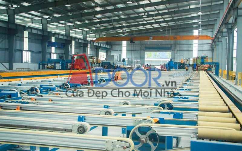 Trang thiết bị tối tân được dùng trong cửa cuốn công nghệ Đức Adoor