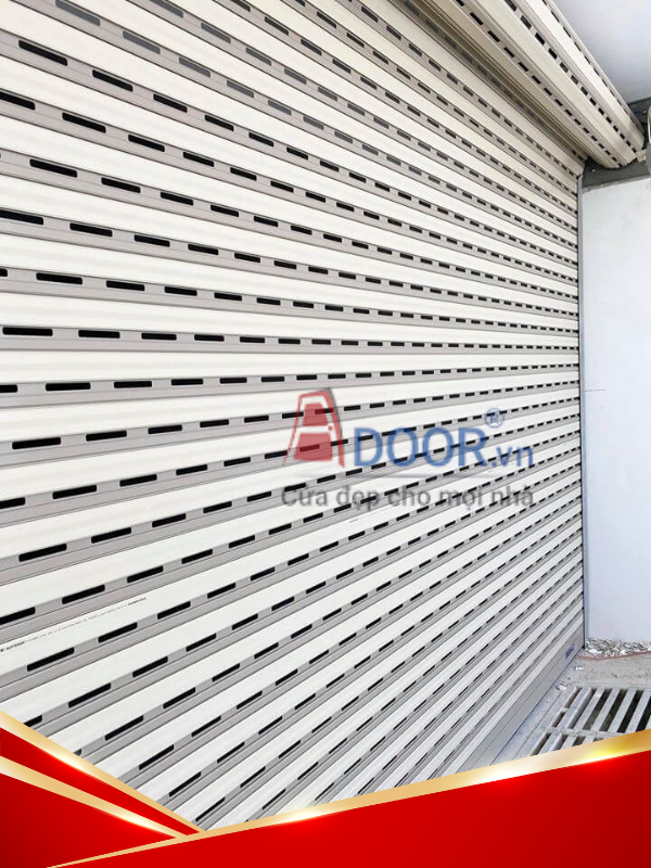Mẫu cửa cuốn khe thoáng tại Bắc Giang S52i