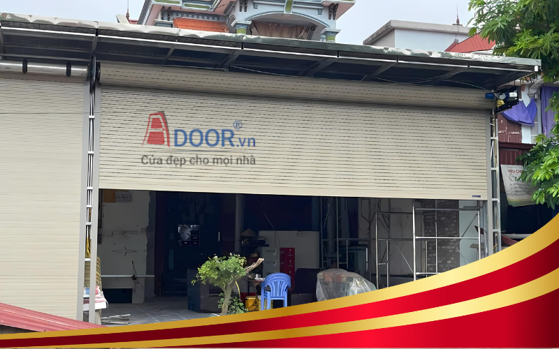 Mẫu cửa cuốn khe thoáng tại Bắc Ninh C70