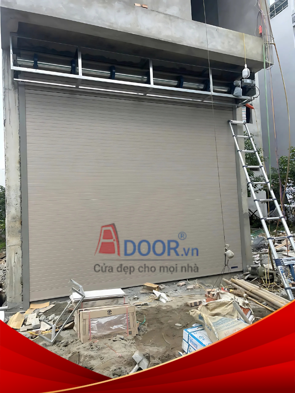 Mẫu cửa cuốn khe thoáng tại Hà Nam PM 2049SR