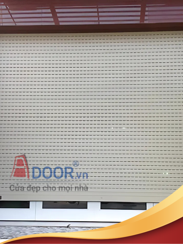 Mẫu cửa cuốn khe thoáng tại Hòa Bình E51i