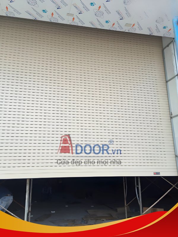 Mẫu cửa cuốn khe thoáng tại Lạng Sơn X50R