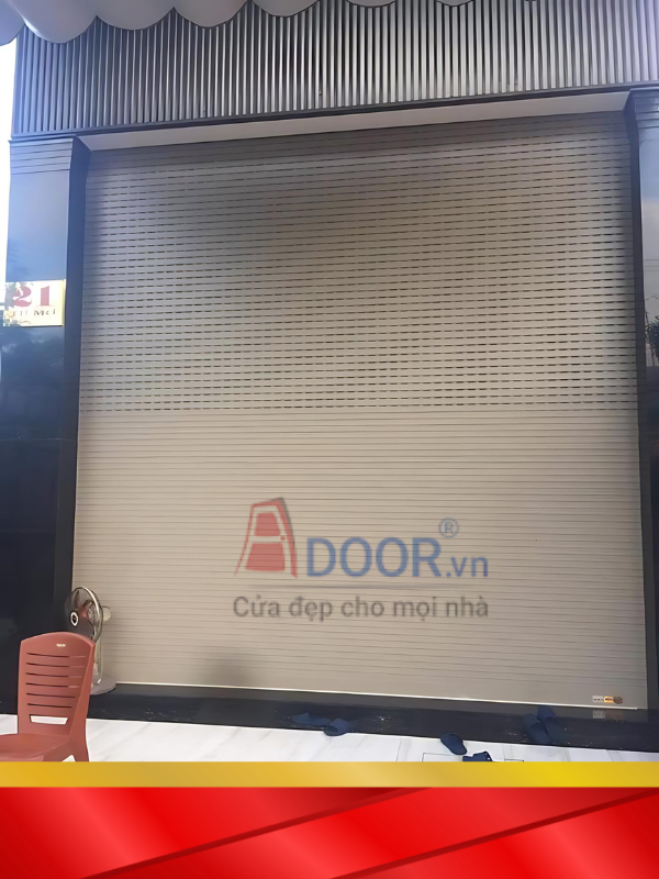 Mẫu cửa cuốn khe thoáng tại Lào Cai B100